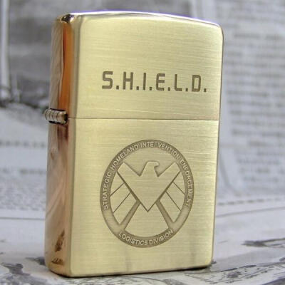 现货ZIPPO 打火机 漫威 神盾局 SHIELD标志 DIY定制机