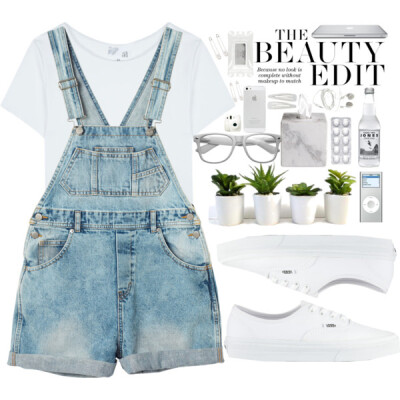 #ootd #overalls #polyvoreOOTD #polyvoreeditorial #polyvore #vans