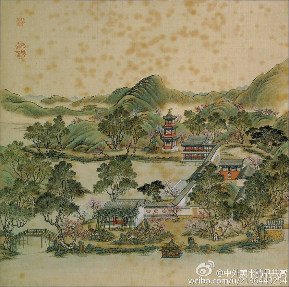 清 唐岱 沈源《圓明園四十景圖》1~9圖