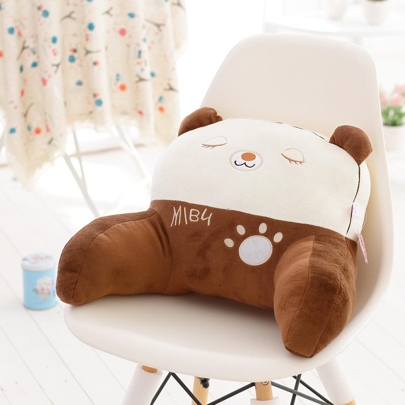 韩版可爱卡通腰靠办公室座椅靠背靠垫护腰枕汽车护腰垫靠枕