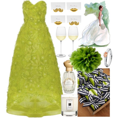 A little different #wedding Style if you are planning a non-traditional wedding! @polyvore-editorial @polyvore