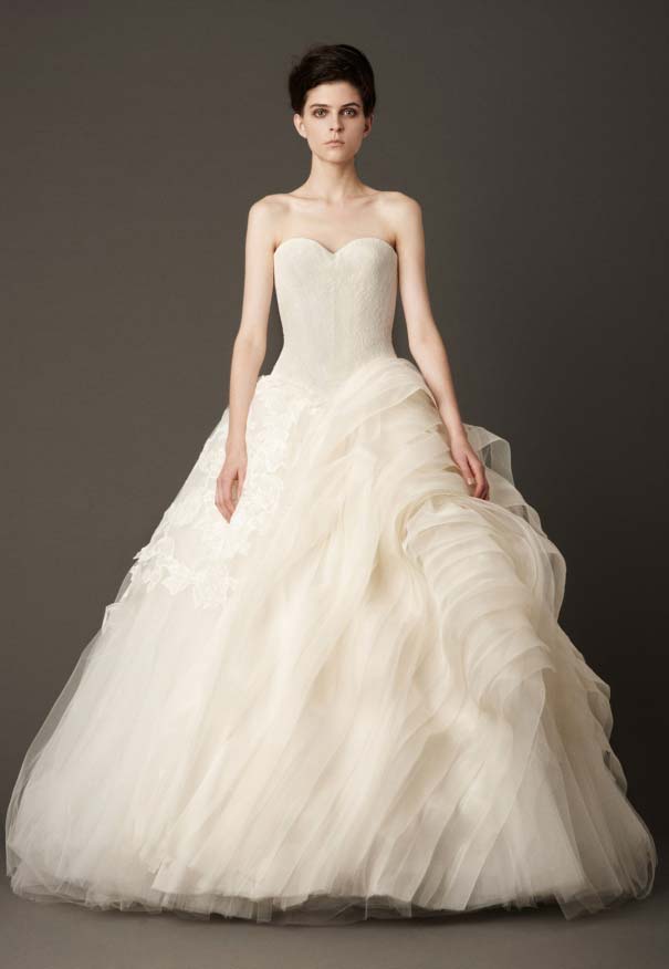 Vera Wang 婚纱 2013秋冬新款 verawang的婚纱-珍爱婚纱网