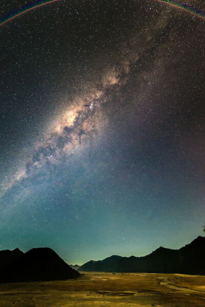 Milky Way over Bromo by abdul azis