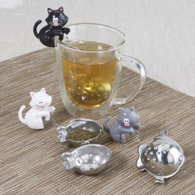 Jo!e 泡茶匙 猫捉鱼 食品级不锈钢茶匙 Tea Infuse 美国原装