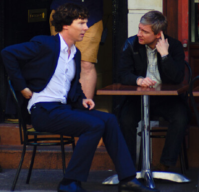 Benedict Cumberbatch Martin Freeman 神探夏洛克 卷福 花生 Sherlock