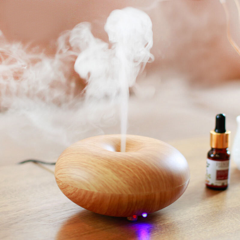 2015新款木纹香薰机香薰灯家用超声波静音加湿器办公室空气净化器