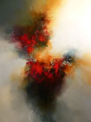 抽象油画- 堆糖