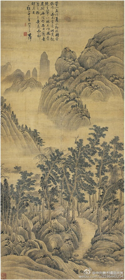 李世倬——字天章等，號穀齋等，奉天（今遼寧瀋陽）人；宗法王翬，其畫純正而筆亦秀雋，其人物，自言得吳道子水陸道場圖而閱之，遂悟其法；其花鳥、果品各種寫意，蓋得諸舅氏之指墨而易以筆，故能各名一家；晚年喜用…