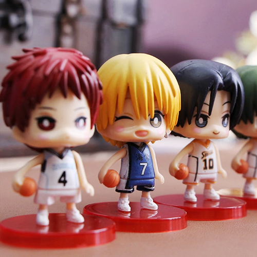 黑子的篮球 黑子黄濑青峰赤司火神绿间紫原高尾日向 9款Q版手办