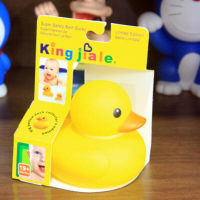 美国King jiale大黄鸭公仔 小黄鸭子儿童洗澡测水温玩具