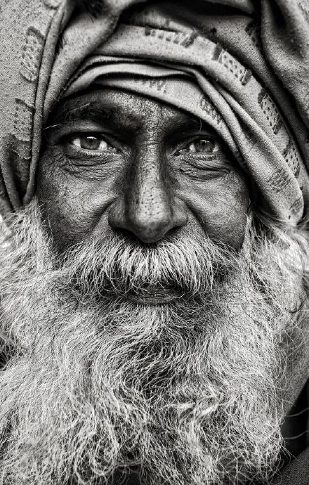 肖像照可以这样拍 黑白人像hdr摄影