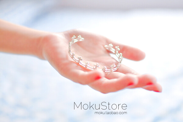 MokuStore [Princess] 铜镀银 手镯