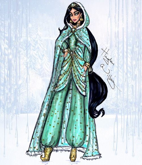 Disney Divas ‘Holiday’ collection by Hayden Williams: Jasmine