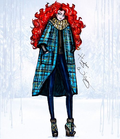 Disney Divas ‘Holiday’ collection by Hayden Williams: Merida