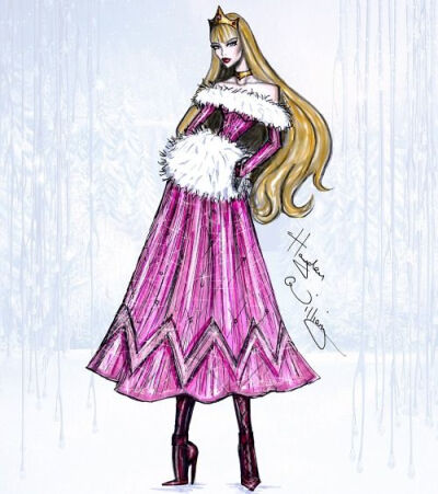 Disney Divas ‘Holiday’ collection by Hayden Williams: Aurora