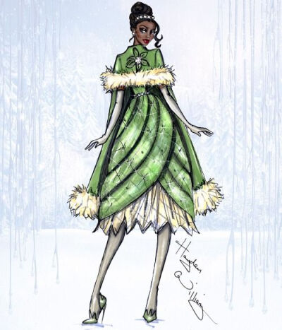 Disney Divas ‘Holiday’ collection by Hayden Williams: Tiana