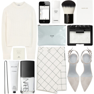 #allwhiteeverything #Whitewinter #NARS #fashion #knit #zara #AlexanderWang