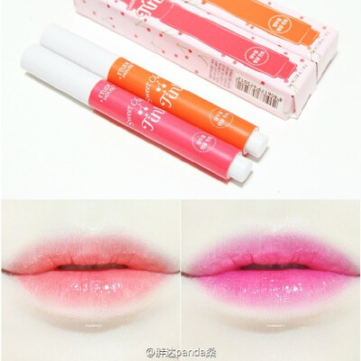 etude house爱丽2015年新品sweet cherry按式唇膏试色~pk001/or201试色