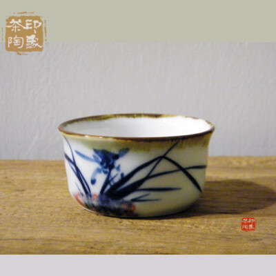 【印象茶陶】茶具 景德镇 手绘 釉下彩青花釉里红 茶杯