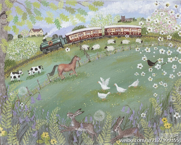 来自画家Lucy Grossmith。(转)