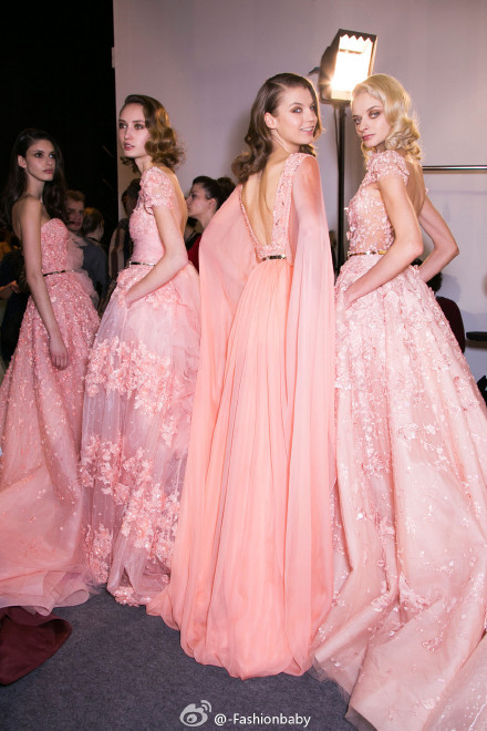 Backstage @ Zuhair Murad Haute Couture S/S 2015 .