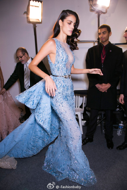 Backstage @ Zuhair Murad Haute Couture S/S 2015 .