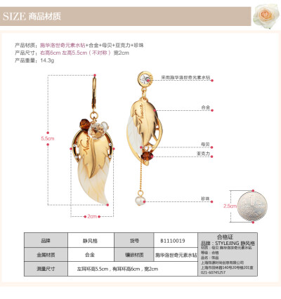 静风格 耳环 韩国时尚夸张 女长款 耳饰 波西米亚耳坠 生日礼物