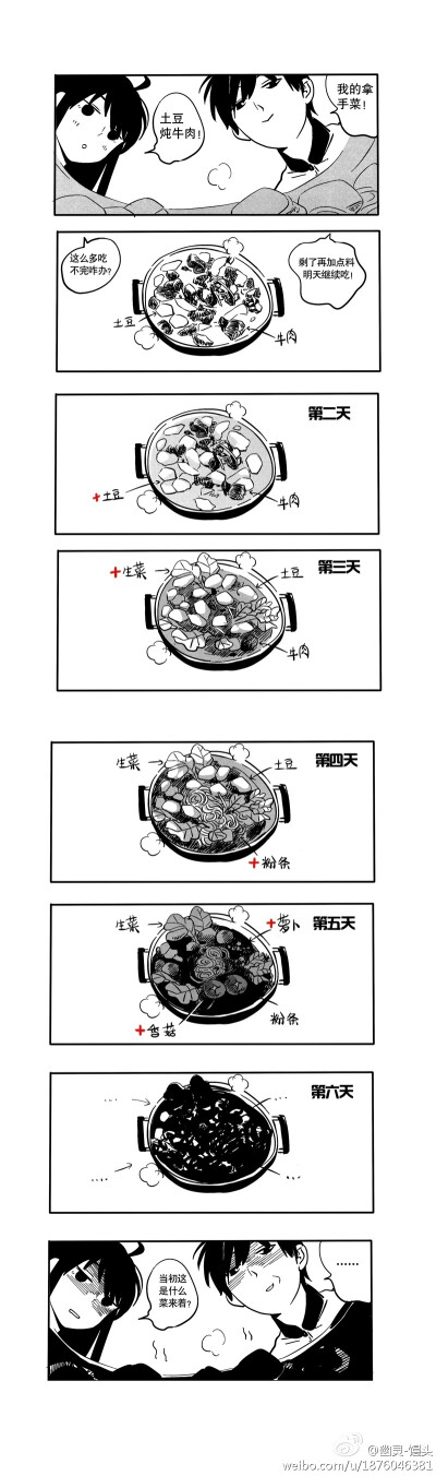 #逗比兄妹# 继续小日常~看心情系列（并非纯属虚构）作者：幽.灵 微博号：@幽灵-馒头