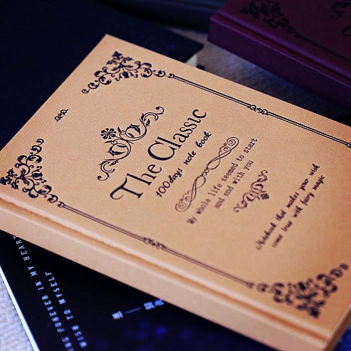  《The Classic》复古日记本子 浪漫文艺记事本 笔记本