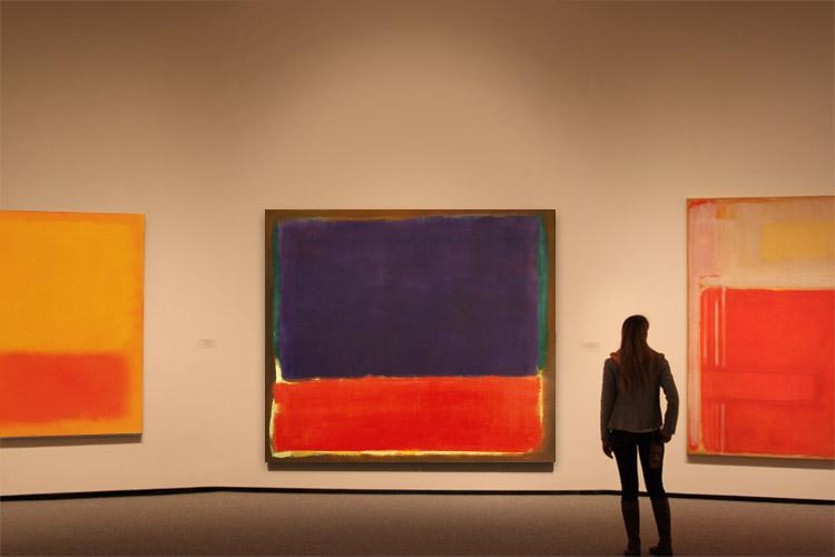 美国现代艺术家MarkRothko罗斯科抽象色彩办公室特大尺寸装饰画