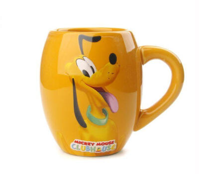 迪士尼Disney大肚杯布鲁托狗 陶瓷杯马克杯 创意水杯可爱杯子