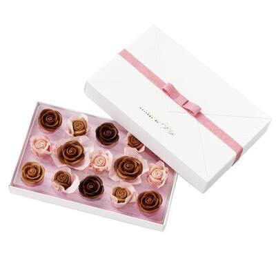 最新到货！日本情人节限定 rose 高级玫瑰巧克力 15枚