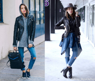 Fashion Blogger. 居住在加拿大的时尚博主Alex，是一位走运动风混搭的博主，冬天高领毛衣也派上了用场，搭配风衣很显气场。除了脚踝处大多还是以保暖为原则，不过友情提示：这种冬天露出脚踝的风格仅适合街拍或者时…