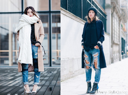 Fashion Blogger. 居住在加拿大的时尚博主Alex，是一位走运动风混搭的博主，冬天高领毛衣也派上了用场，搭配风衣很显气场。除了脚踝处大多还是以保暖为原则，不过友情提示：这种冬天露出脚踝的风格仅适合街拍或者时尚圈哦～日常生活中，脚踝还是一定要保暖哦！