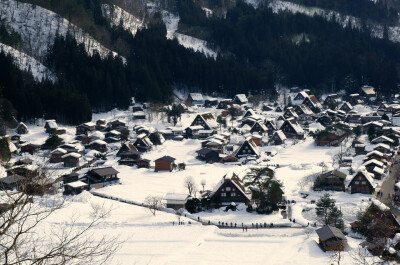 【雪村温馨夜景】白川乡合掌村 (10)