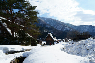 【雪村温馨夜景】白川乡合掌村 (6)