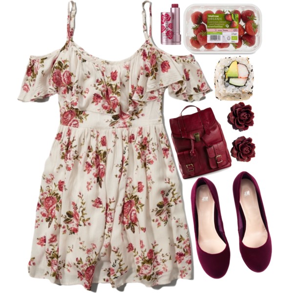 #floral #valentines #valentinesday #dress #2015 #February #flowers #cute #date #love #simple #simpleset #vintage #spring