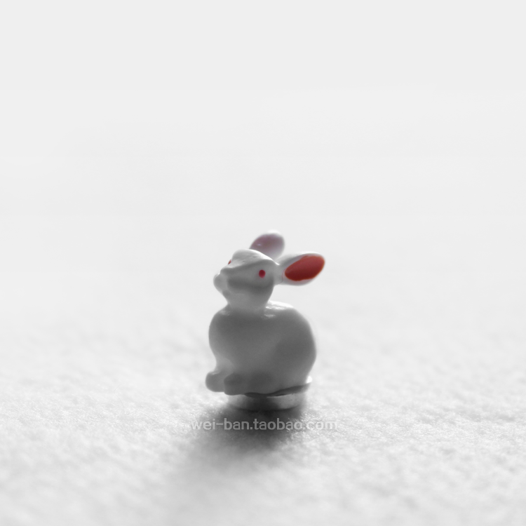 韩国立体树脂兔子冰箱贴 创意磁铁强力磁贴 家居饰品 小摆件 摆设