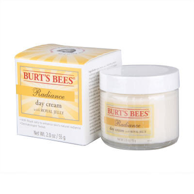 Burt's Bees小蜜蜂轻盈透亮保湿日霜55g 蜂王浆亮采保湿 淡化细纹