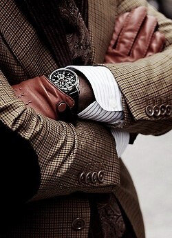 ♂ Masculine &amp;amp; elegance man's fashion accessories gloves watch