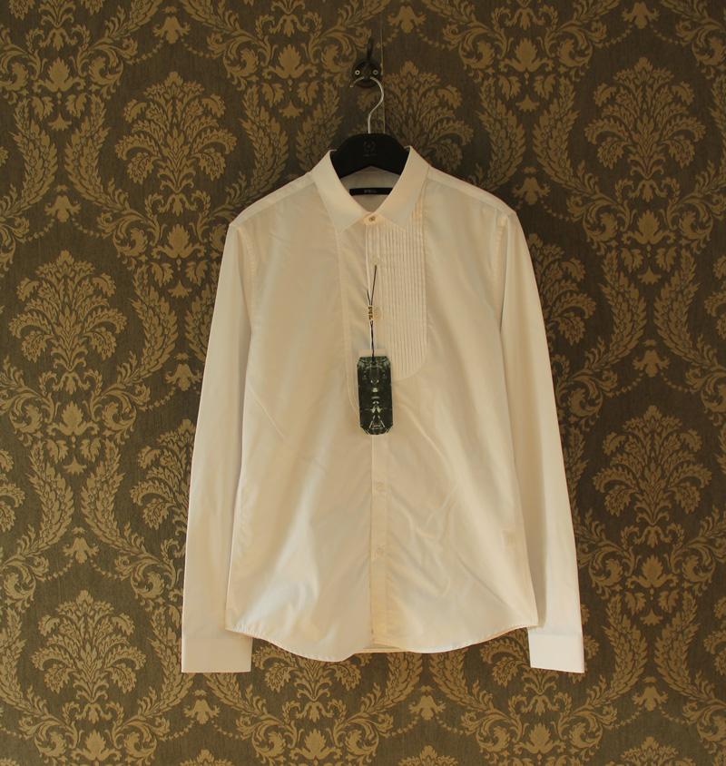 GXG男装2015春装 gxg.jeans白色休闲衬衫51603020