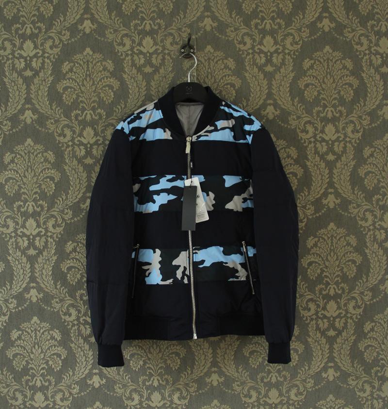 GXG男装2015春装 百搭款蓝色羽绒服外套51211006