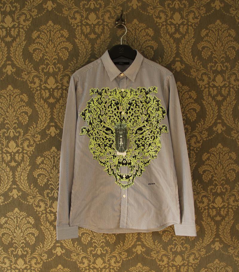 GXG男装2015春装 gxg.jeans蓝白条休闲衬衫51603084