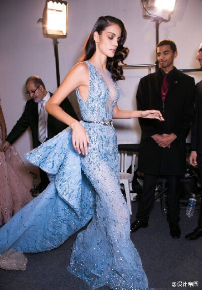 Backstage @ Zuhair Murad 2015春夏高级定制，T台下同样很美