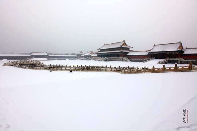 最帝都的风雪北京