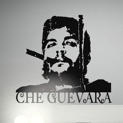 che guevara 切格瓦拉人物头像画像贴纸办公室背景装饰 雅风墙贴