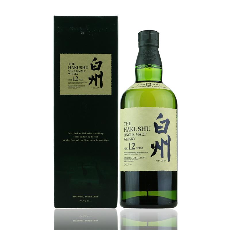 日本三得利白州12年单一麦芽威士忌HAKUSHU SINGLE MALT 12's