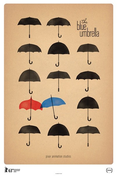 the blue umbrella