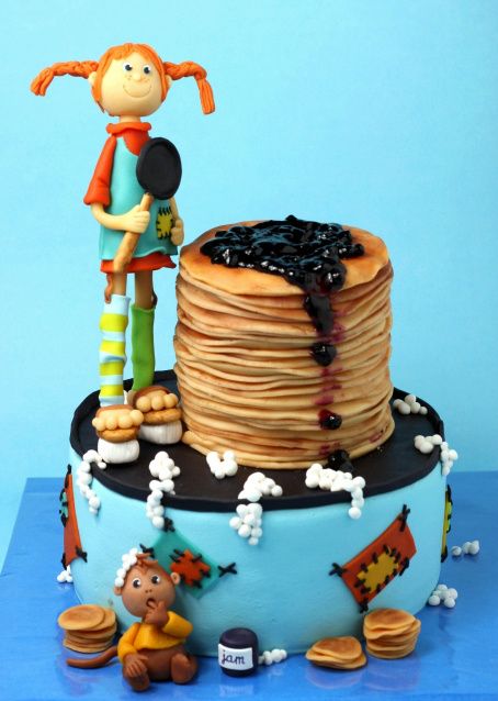 Pippi Longstocking Cake