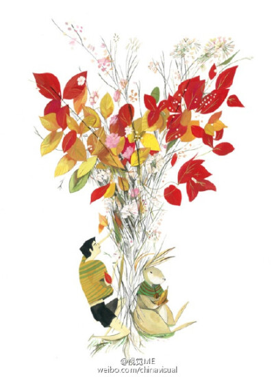 美国插画家Jon Lau创意植物 O网页链接